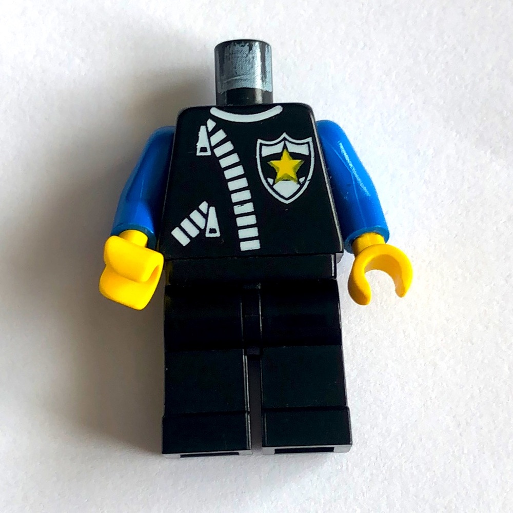 LEGO Police Body LEGO minifig police LEGO body police black uniform